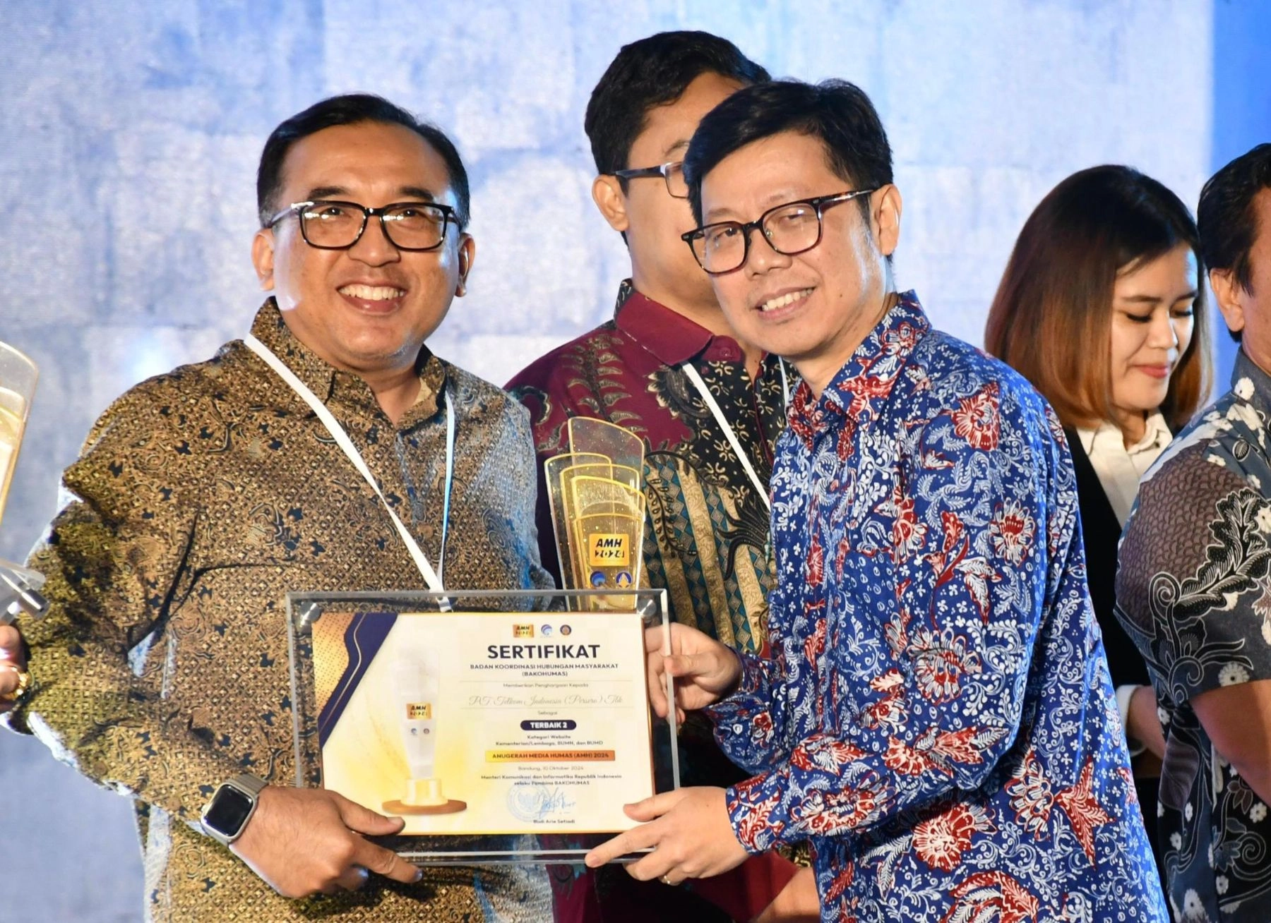 Telkom Boyong 3 Penghargaan dalam Anugerah Media Humas (AMH) 2024